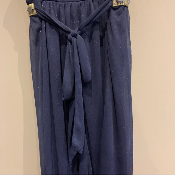 City Studio Small Blue Shimmery Dress - Picture 5 of 11